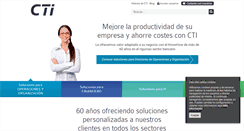 Desktop Screenshot of ctisoluciones.com