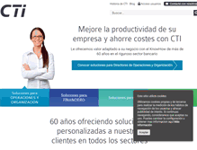 Tablet Screenshot of ctisoluciones.com